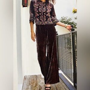 Johnny Was leopard pants